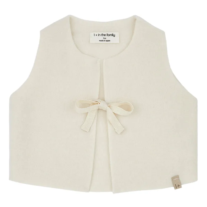 1+ In The Family Baby Marinette Vest Ecru Cream