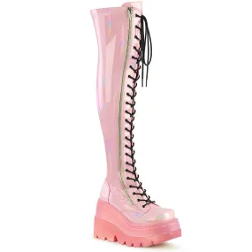 4 Inch Platform SHAKER-374-1 Baby Pink Holo