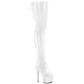 7 Inch Heel ADORE-3850 White Patent