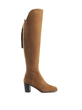 Amira Heeled Boot                             Tan