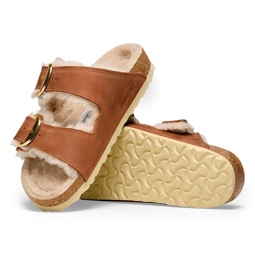 Arizona Big Buckle : Shearling Cognac