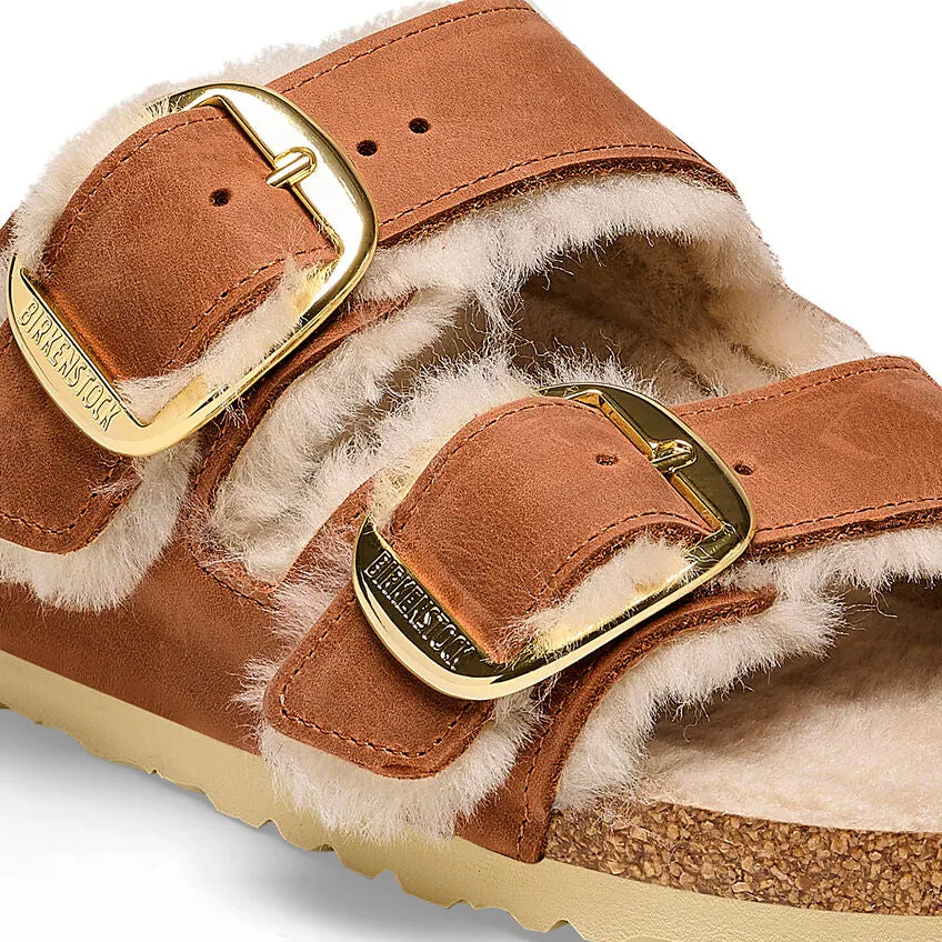 Arizona Big Buckle : Shearling Cognac