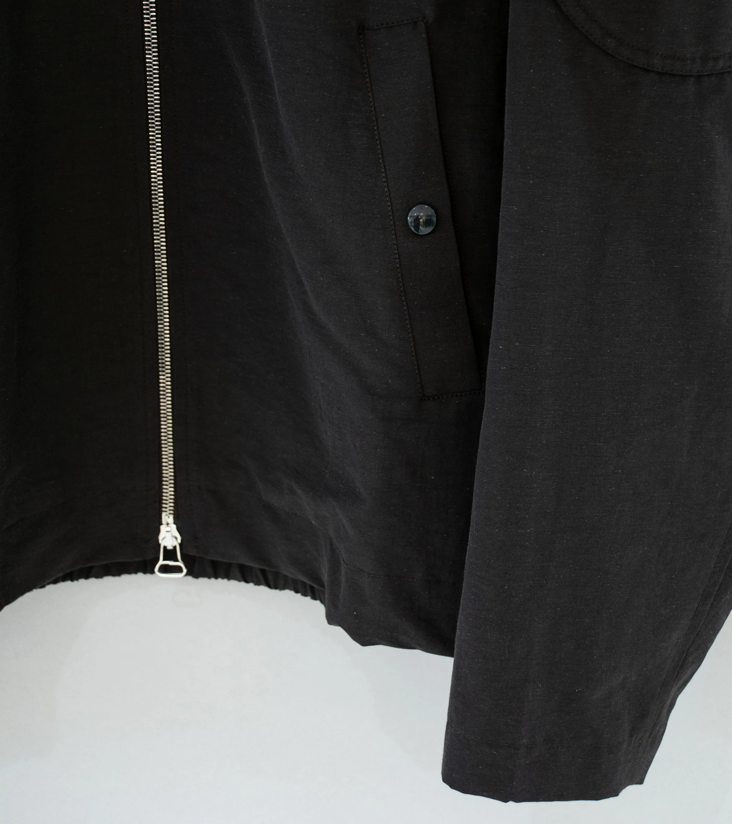 Arpenteur 'Vol Jacket' (Charcoal Cotton Nylon Linen Weather Cloth)