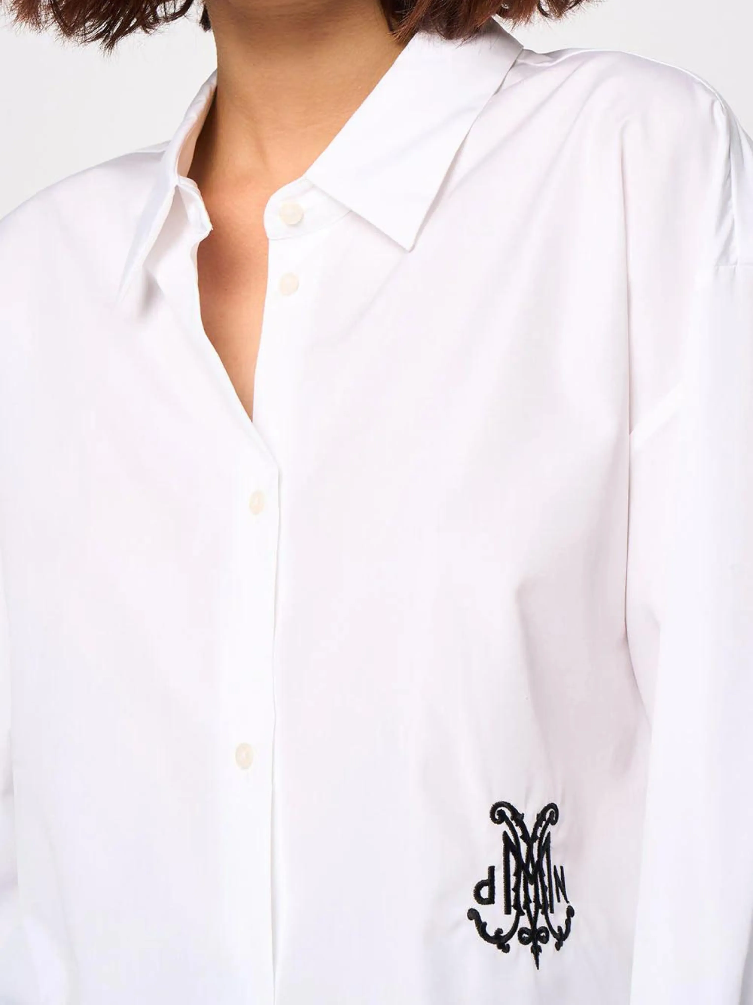 Baby Chloe Shirt White Embroidered Ciel Logo