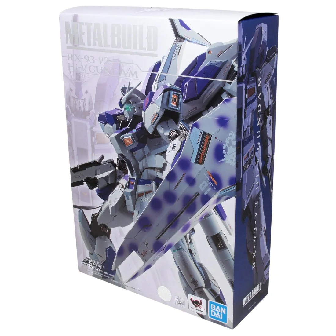 Bandai Metal Build Mobile Suit Gundam Char's Counterattack Beltorchika's Children Hi-V Gundam Figure (purple)