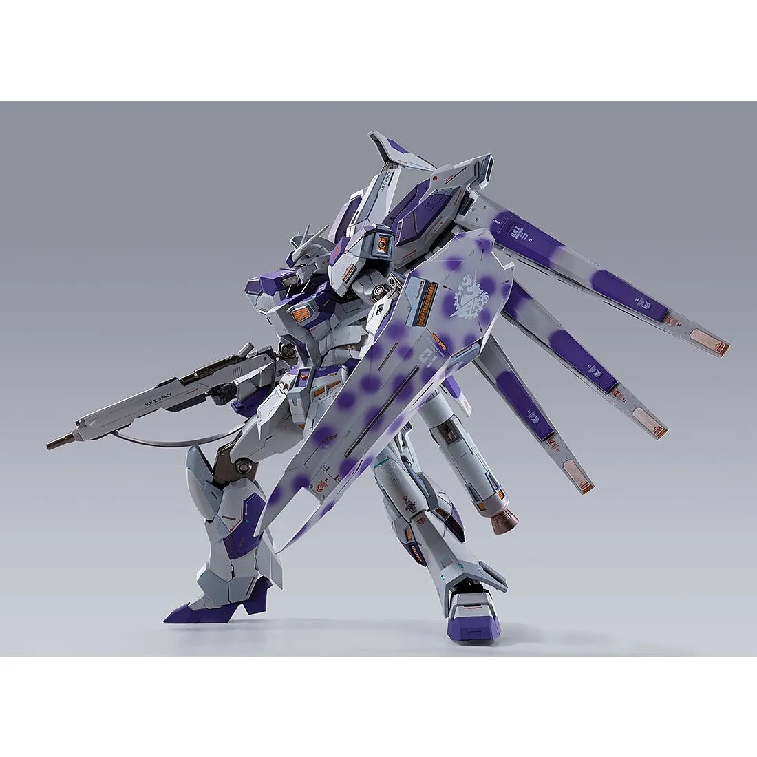 Bandai Metal Build Mobile Suit Gundam Char's Counterattack Beltorchika's Children Hi-V Gundam Figure (purple)