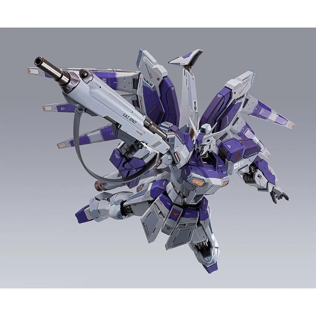 Bandai Metal Build Mobile Suit Gundam Char's Counterattack Beltorchika's Children Hi-V Gundam Figure (purple)