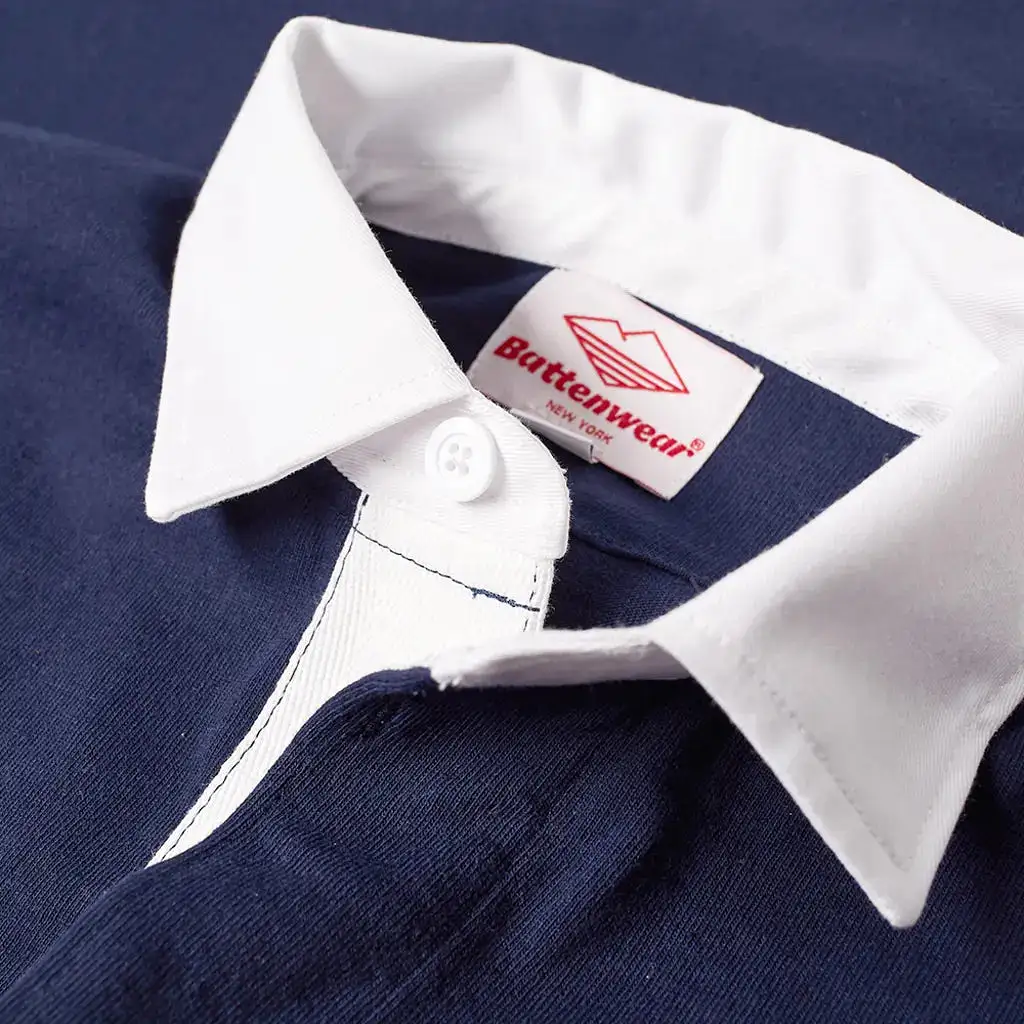 BATTENWEAR Pocket Rugby Shirt, Navy 6oz Jersey