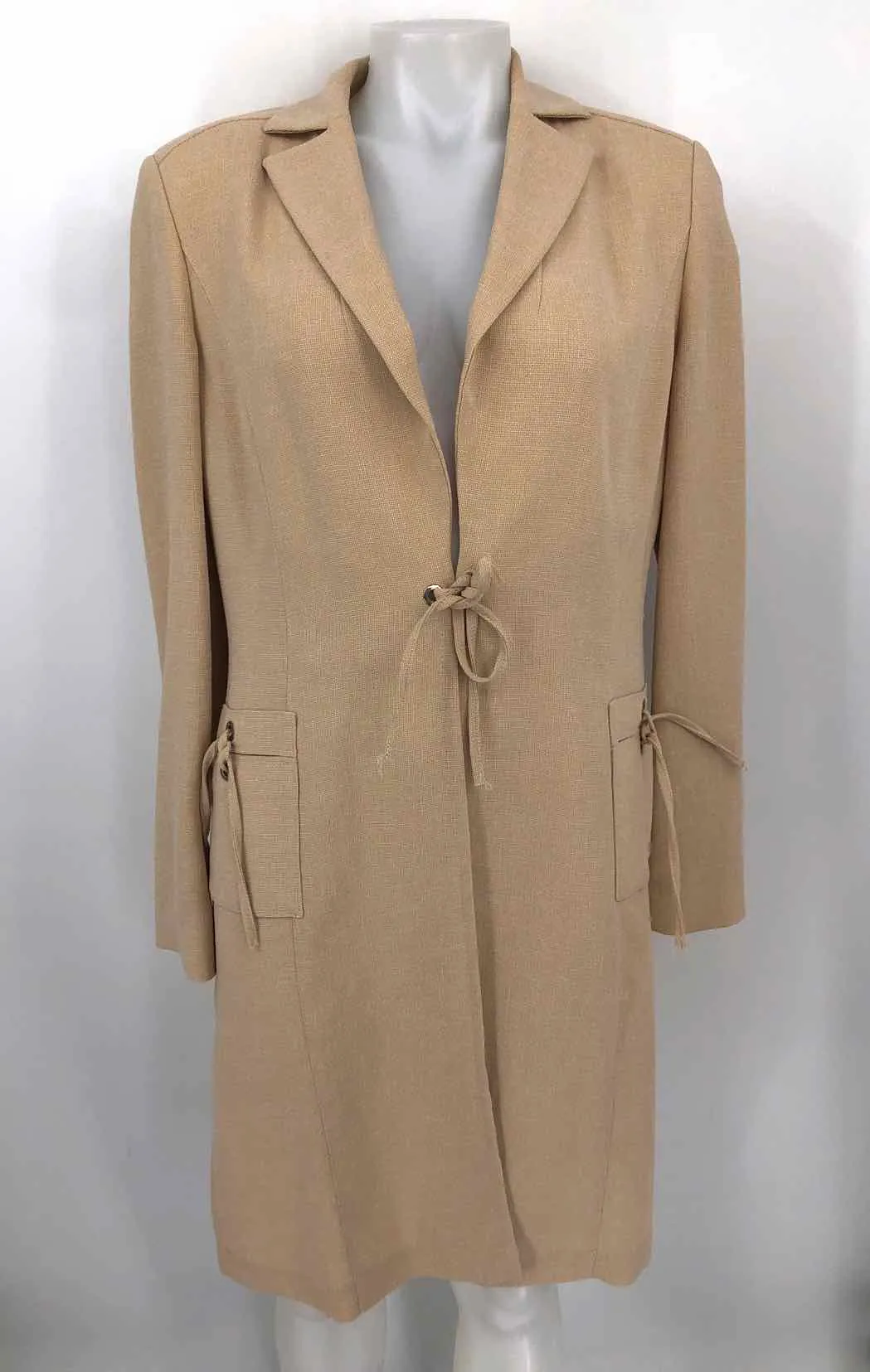 BIBA Beige Duster Women Size 8  (M) Jacket