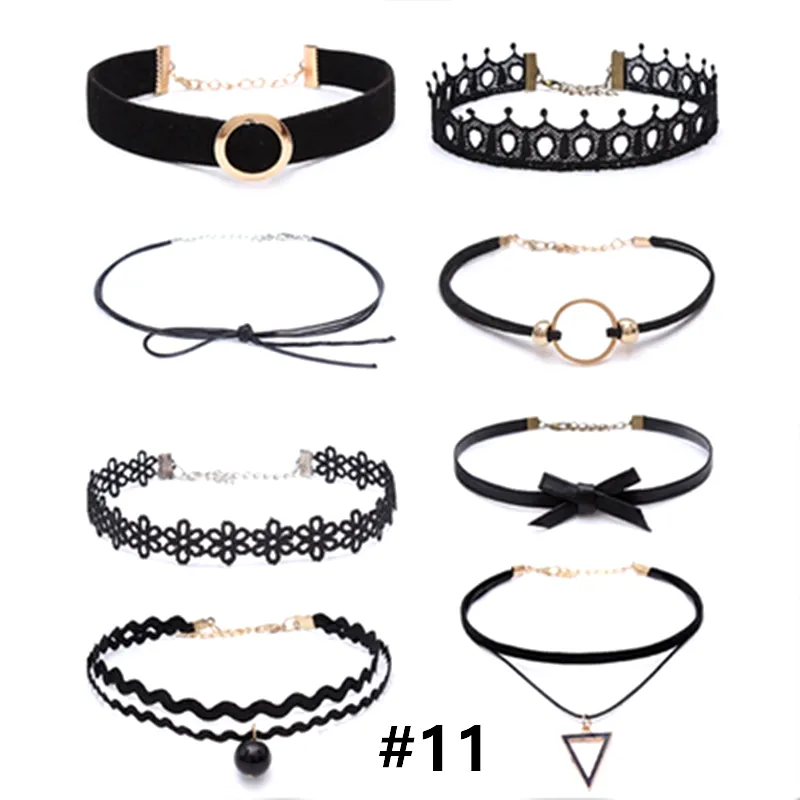 Black Collar Set