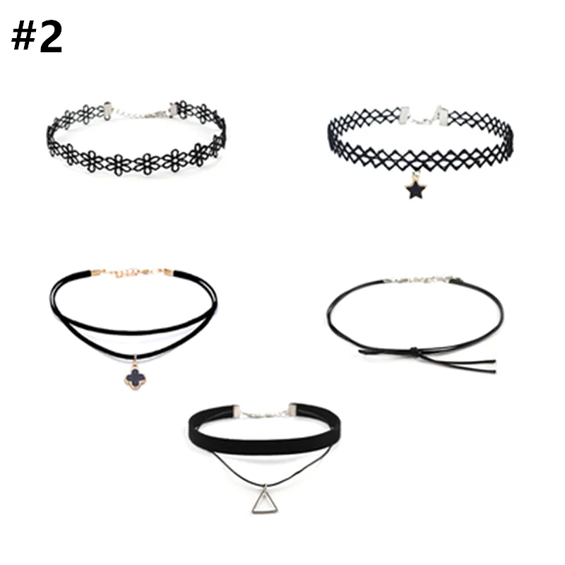 Black Collar Set