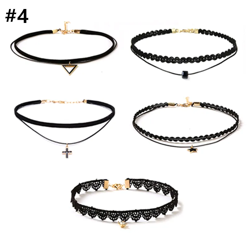 Black Collar Set