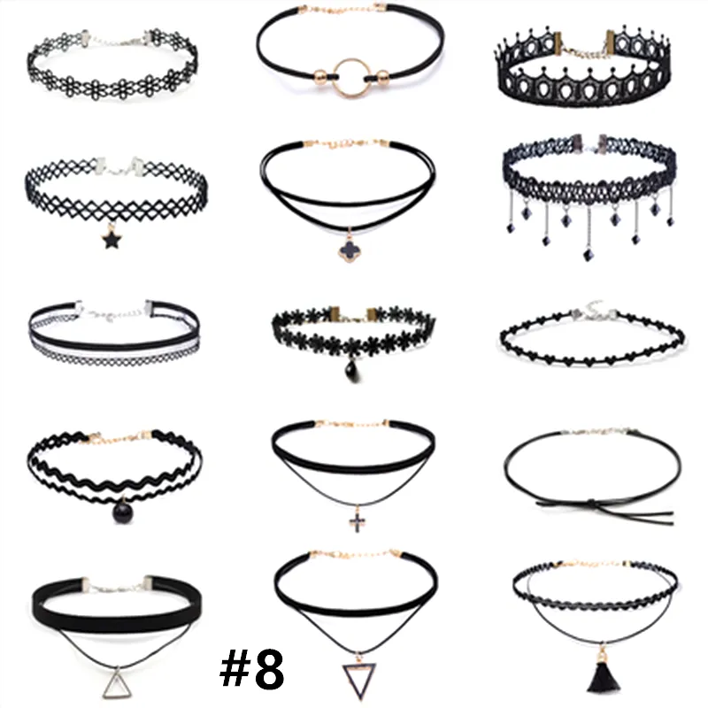 Black Collar Set