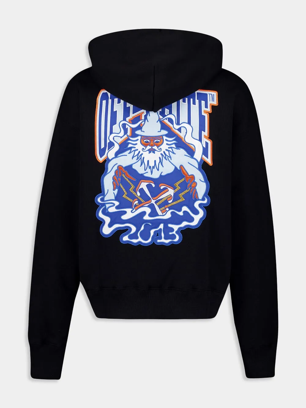 Black Wizard Patch Skate Hoodie