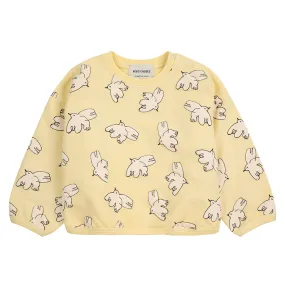 Bobo Choses Baby Freedom Bird All Over Sweatshirt Yellow