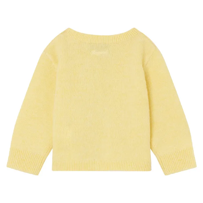 Bonpoint Baby Tahiel Cardigan Yellow