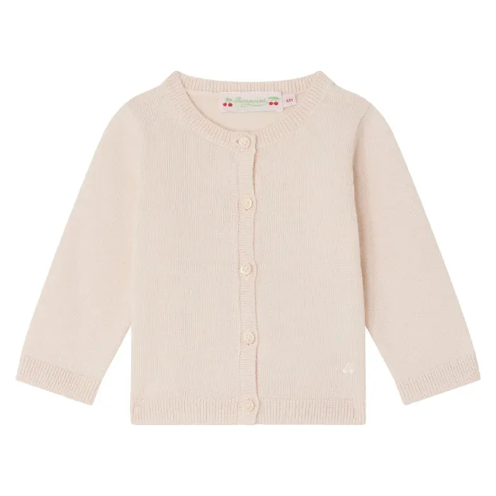 Bonpoint Baby Teyana Cardigan Powder Pink