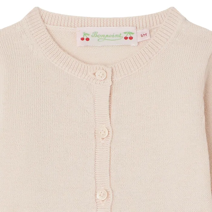 Bonpoint Baby Teyana Cardigan Powder Pink