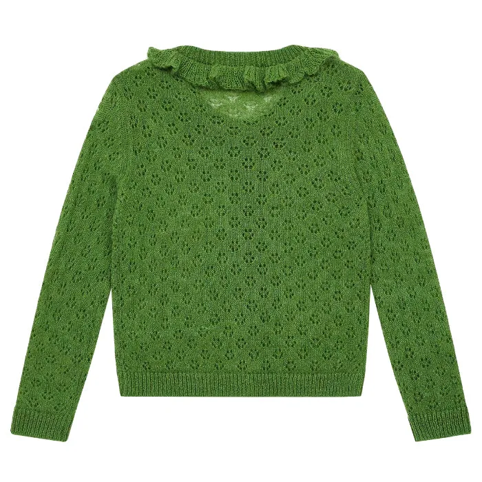 Bonton Child Corolle Cardigan Green Peace