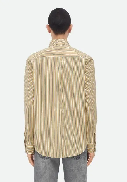 BOTTEGA VENETA  |Striped poplin shirt