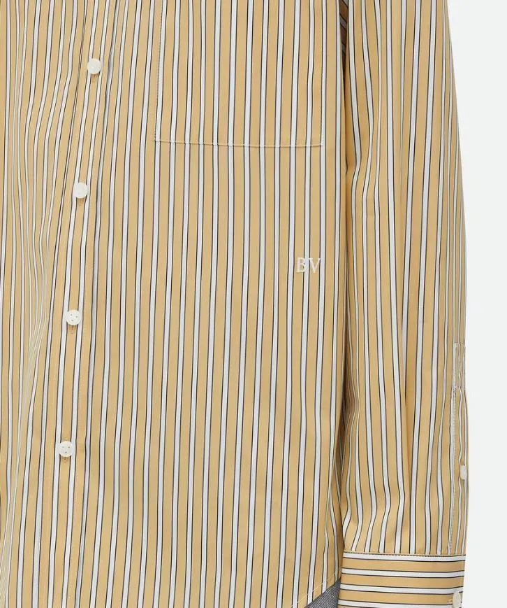 BOTTEGA VENETA  |Striped poplin shirt