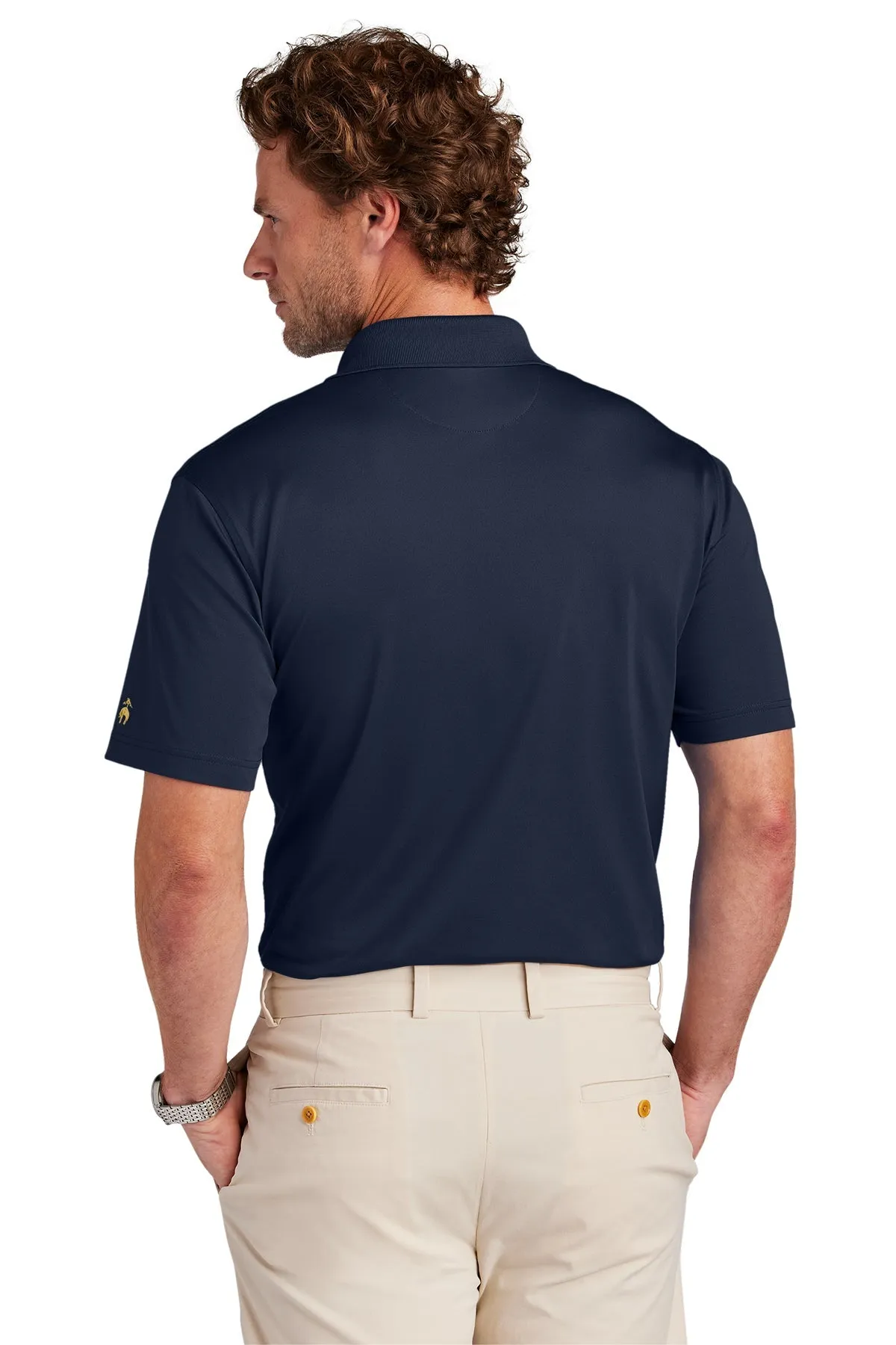 Brooks Brothers Mesh Pique Performance Custom Polos, Navy Blazer