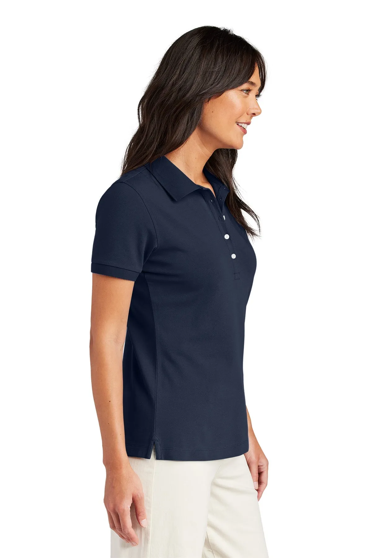 Brooks Brothers Women’s Pima Cotton Pique Custom Polos, Navy Blazer