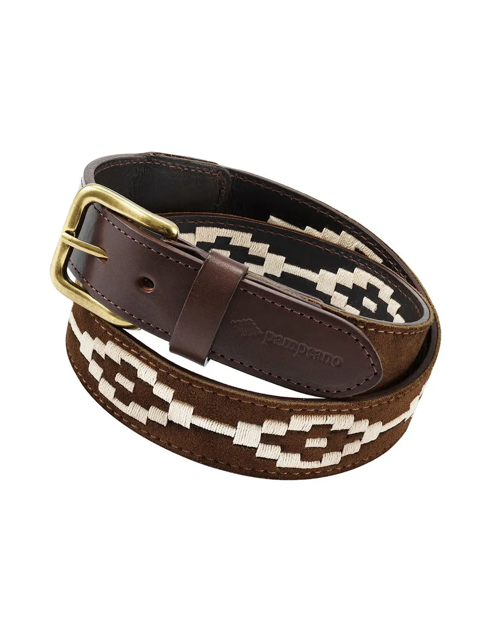 Brown Suede Confianza Belt | Pampeano