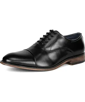 Bruno Marc Men s Cap Toe PU Leather Oxford Shoes