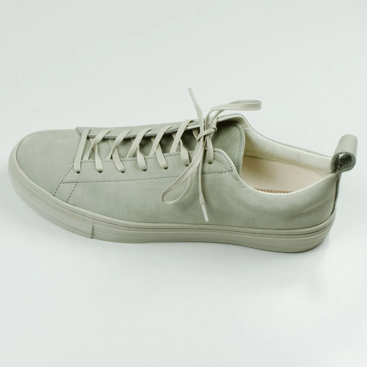 Buddy - Bull Terrier Low Chubby Tonal Nubuck Sneakers - All Grey