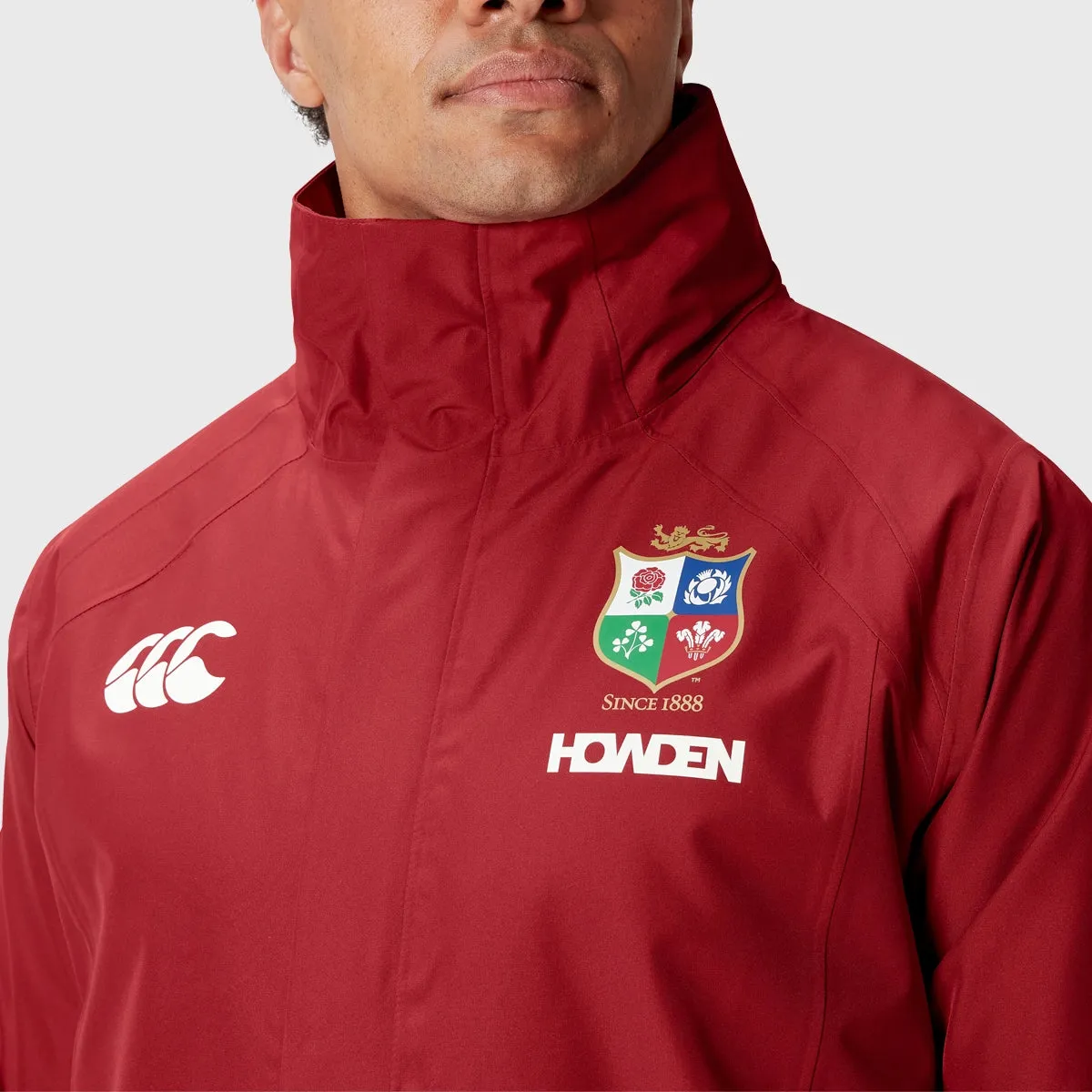 Canterbury British & Irish Lions Men's Waterproof Jacket Red