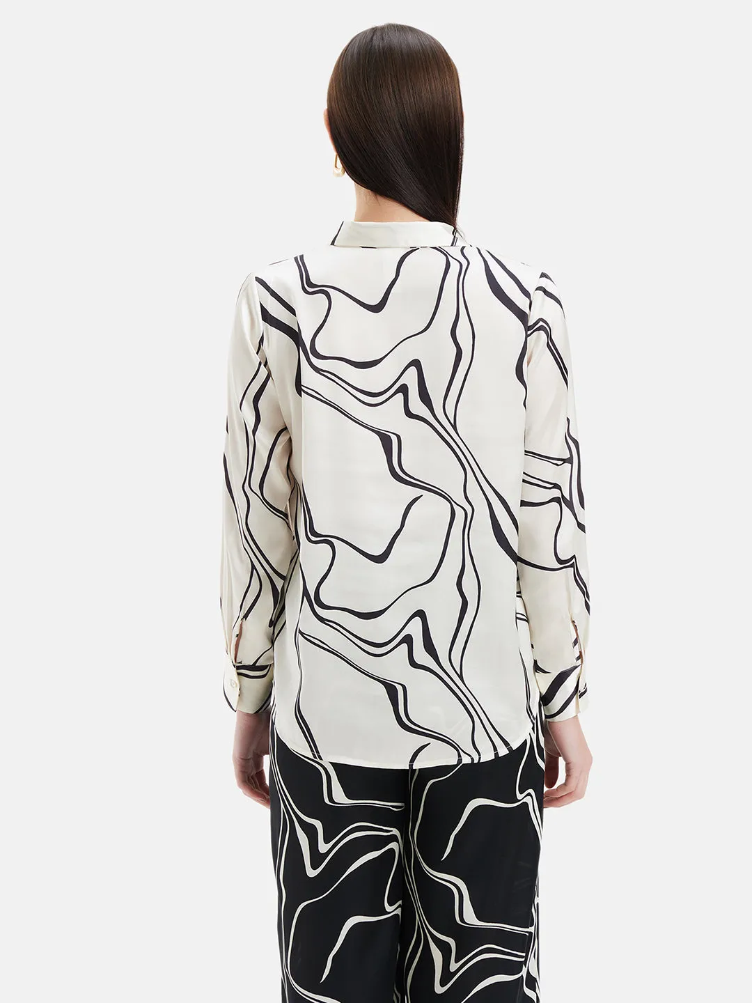 Carla Printed Full Sleeves Shirt