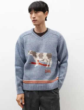 Cattle Sweater - Blue