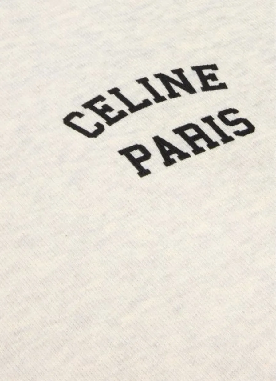 CELINE  |Plain Logo Hoodies & Sweatshirts