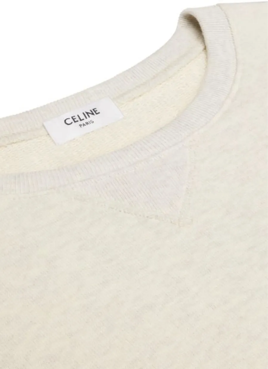 CELINE  |Plain Logo Hoodies & Sweatshirts