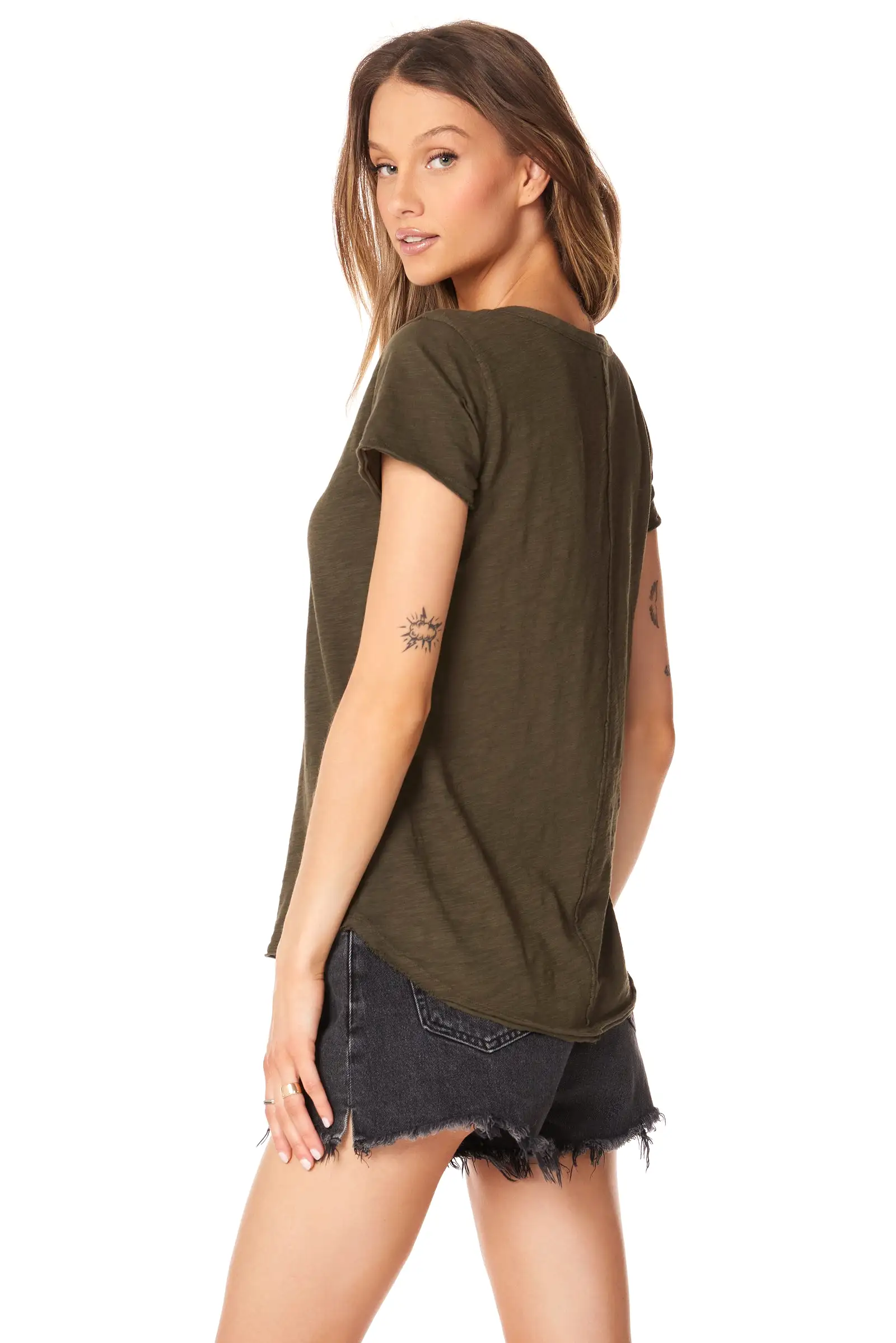 CENTER SEAM SHORT SLEEVE TEE