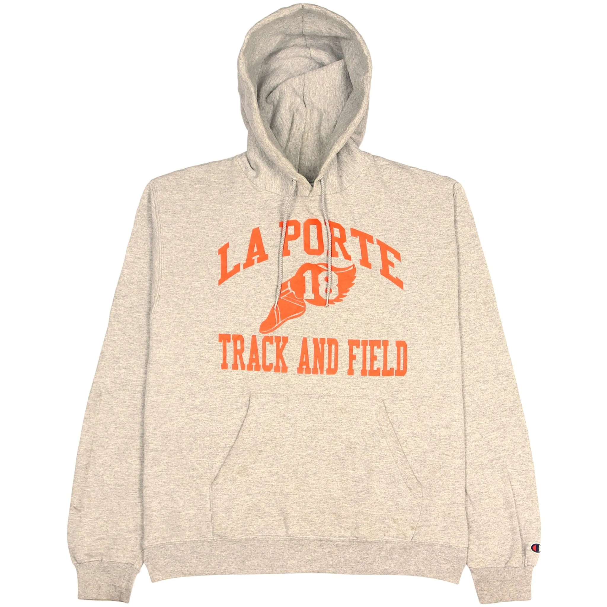 Champion Laporte Track & Field Varsity Grey Hoodie