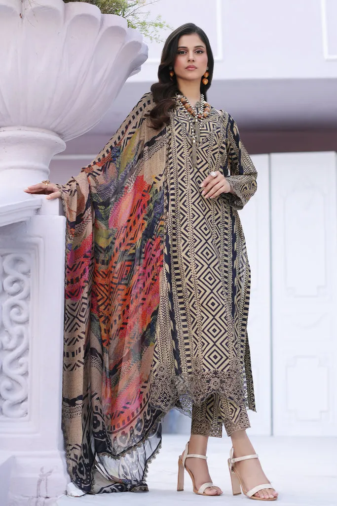 Charizma Rang-e-Bahar Embroidered Lawn Unstitched 3Pc Suit CRB4-04