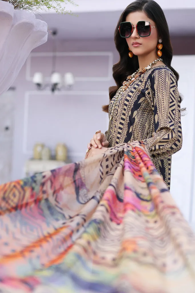 Charizma Rang-e-Bahar Embroidered Lawn Unstitched 3Pc Suit CRB4-04