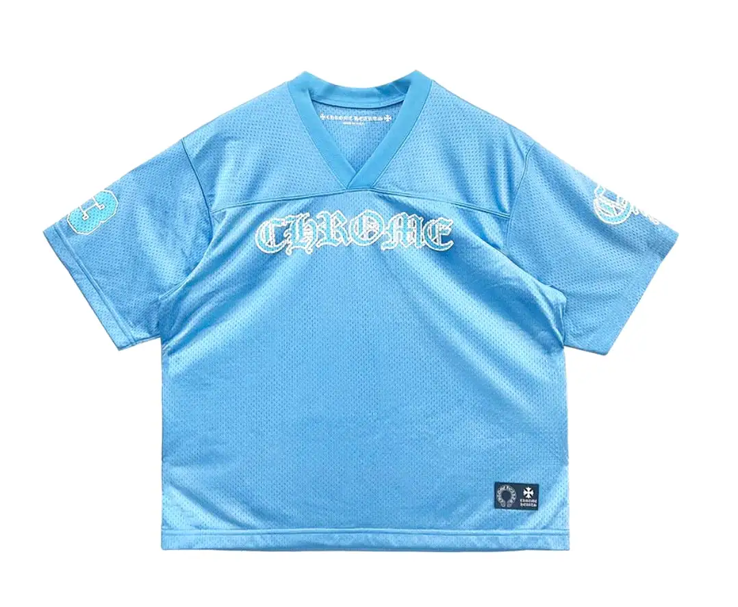 CHROME HEARTS MESH WARM UP JERSEY BLUE