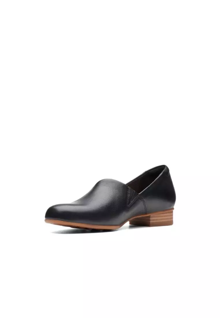 Clarks Clarks Juliet Palm Black Leather Womens Dress Shoes