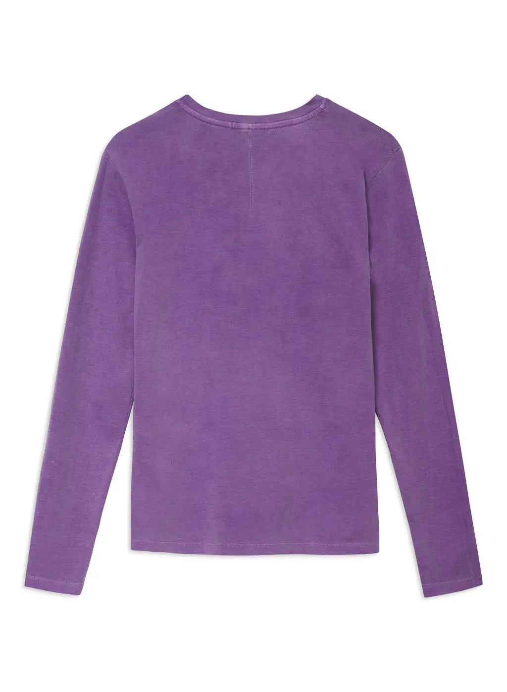 Cloud Jersey Long Sleeve Crew in Hyacinth