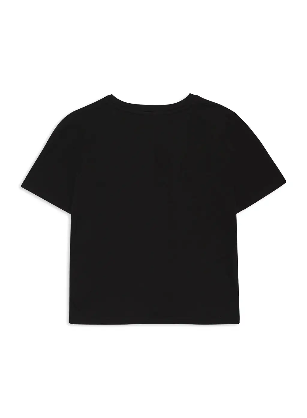 Cloud Jersey Short Sleeve Crew in Black