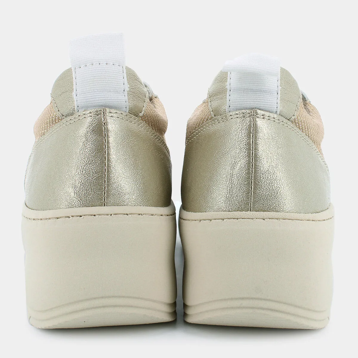 CM-E24D-02PLATINO/BEIGE/BIANCO- SNEAKERS