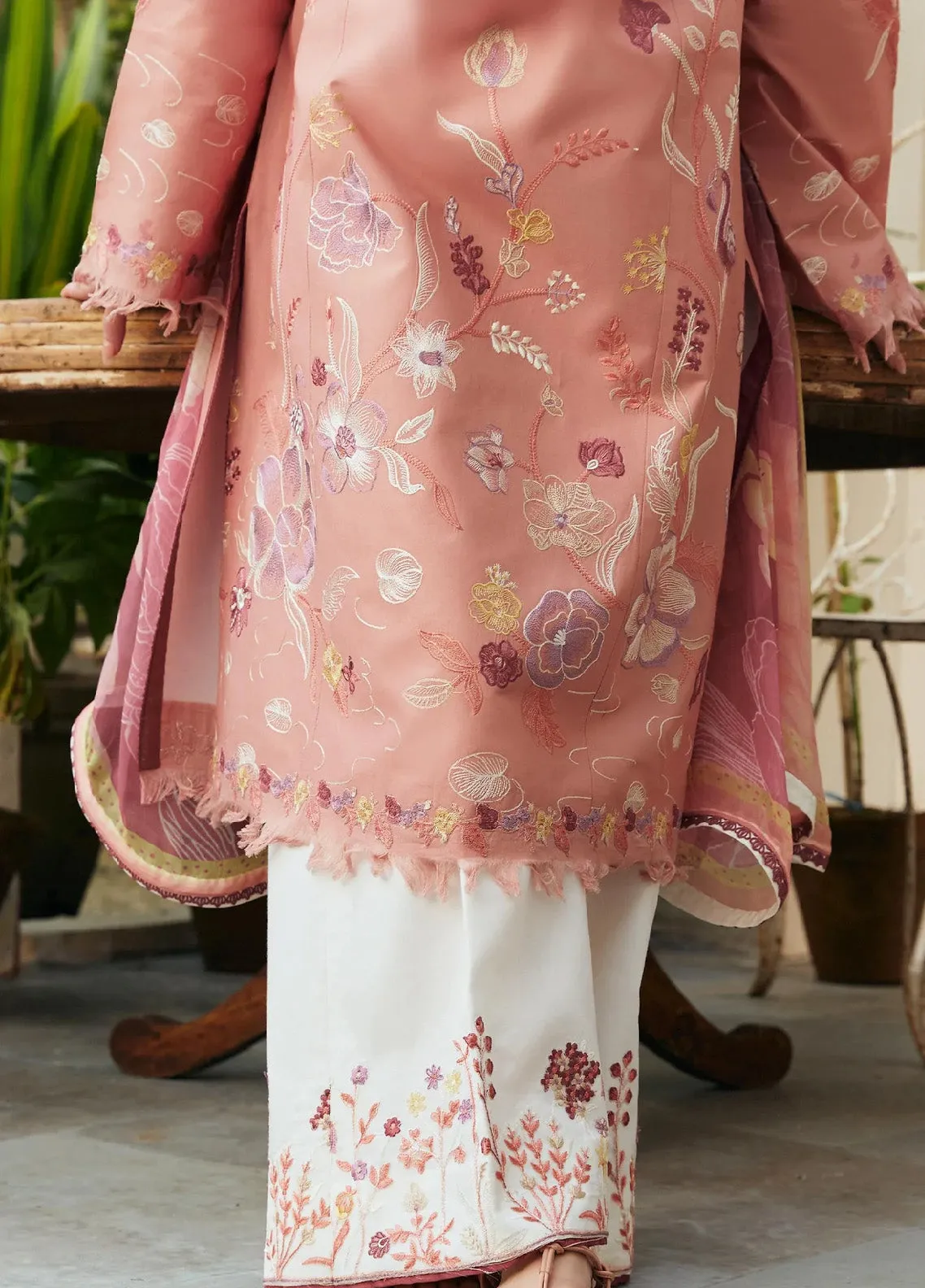 Coco By Zara Shahjahan Embroidered Lawn Unstitched 3 Piece Suit - ZSJ24CL 6A JABEEN