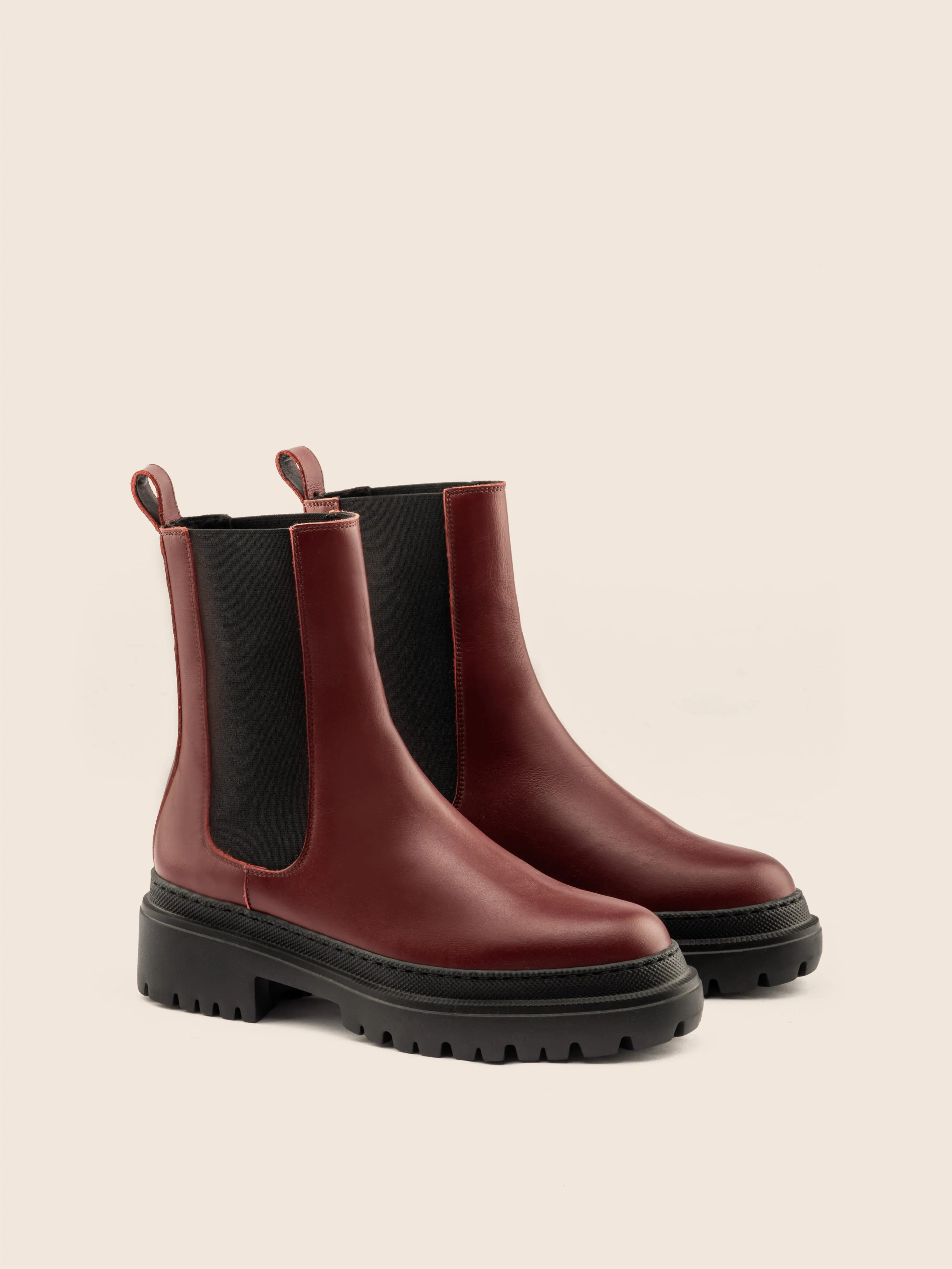 Cortina Oxblood Winter Boot