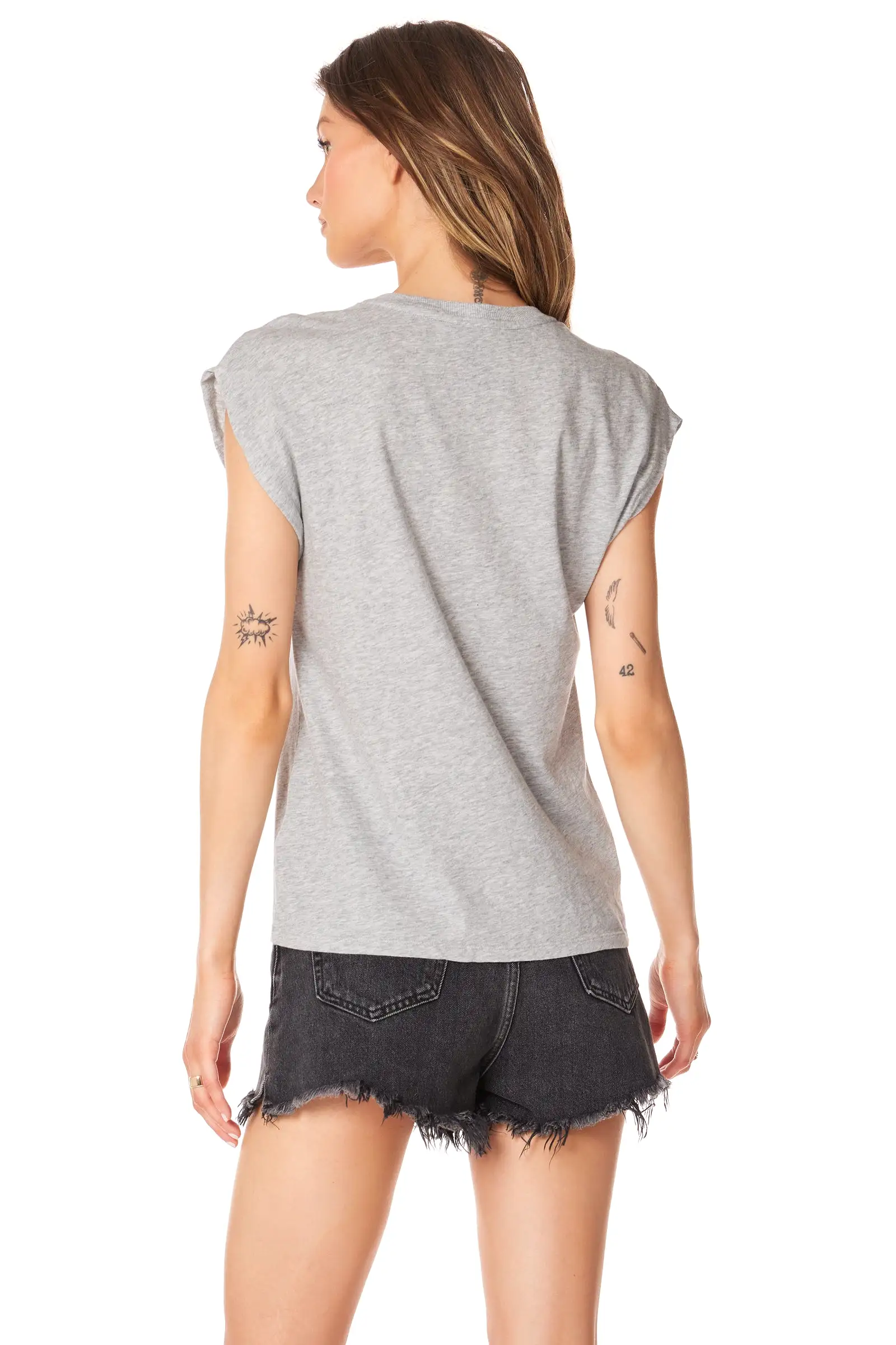 CREWNECK SHORT SLEEVE DOLMAN TEE