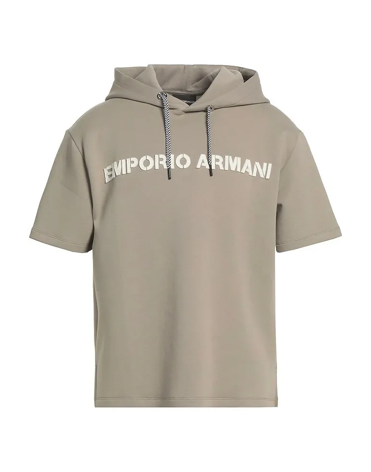 EMPORIO ARMANI  |Short Sleeves Logo Hoodies