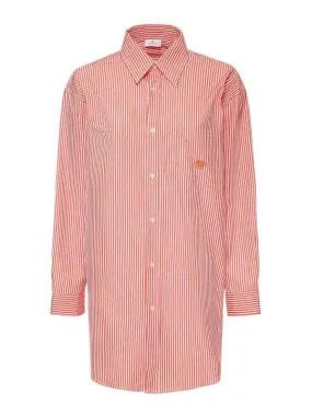 Etro Cotton Shirt With Frontal Logo Embroidery