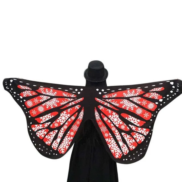 Fahsion Novelty Ladies Colorful Butterfly Print Scarves Soft Beautiful Scarf Women Shawl Pashmina Female 7 Colors 1216# SM6